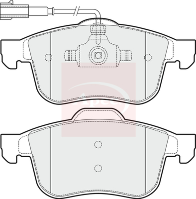 Apec PAD1480 Brake Pads Set