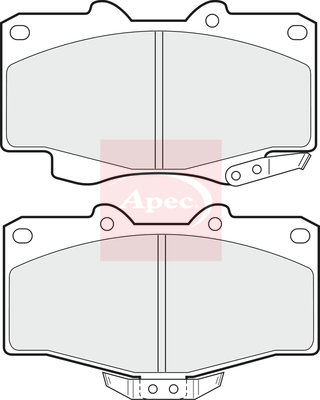 Apec PAD703 Brake Pads Set