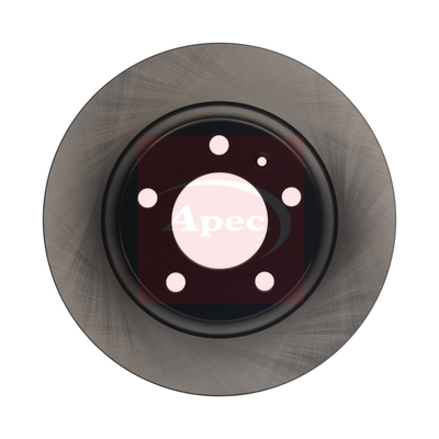 Apec DSK2620 2x Brake Discs Pair Solid