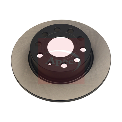 Apec DSK2221 2x Brake Discs Pair Solid
