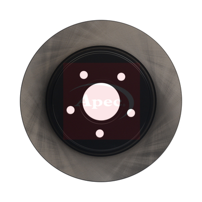 Apec DSK2232 2x Brake Discs Pair Solid
