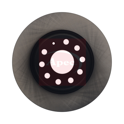 Apec DSK2820 2x Brake Discs Pair Solid