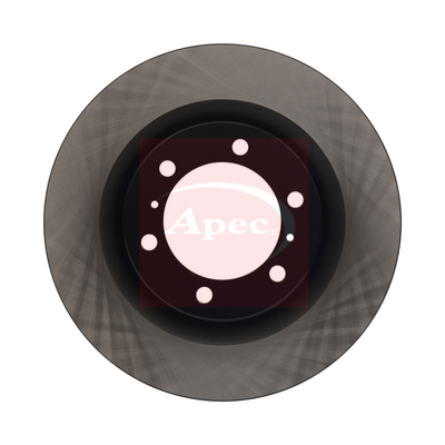 Apec DSK2841 2x Brake Discs Pair Vented