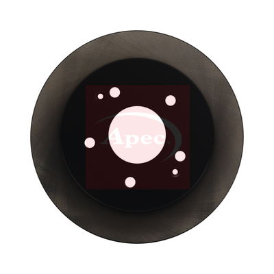 Apec DSK2995 2x Brake Discs Pair Solid