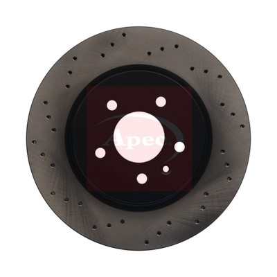 Apec DSK3314 2x Brake Discs Pair Vented