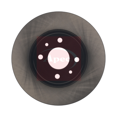 Apec DSK551 2x Brake Discs Pair Solid