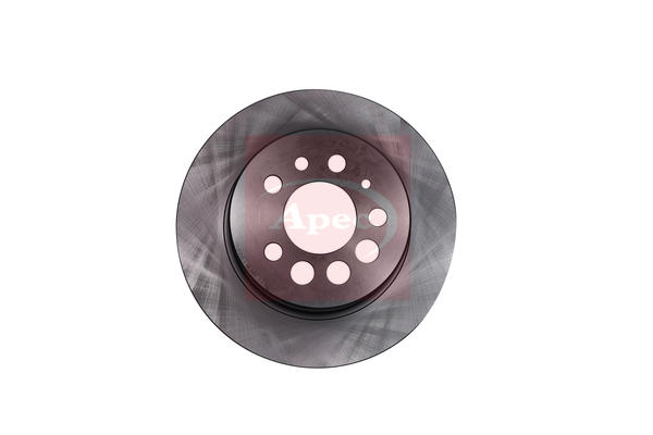Apec DSK619 2x Brake Discs Pair Solid