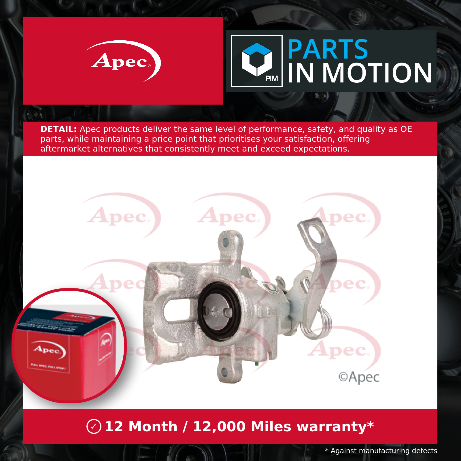 Apec Brake Caliper LCA374 [PM1805779]