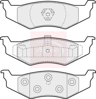 Apec PAD1003 Brake Pads Set