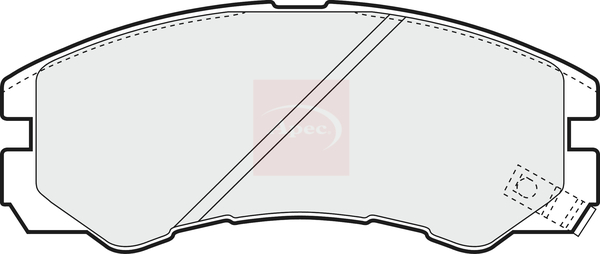 Apec PAD1036 Brake Pads Set
