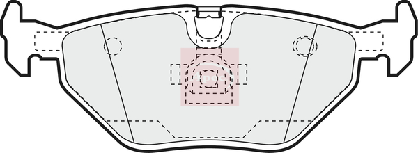 Apec PAD1045 Brake Pads Set