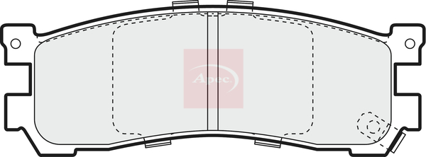 Apec PAD1067 Brake Pads Set