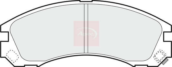 Apec PAD1091 Brake Pads Set