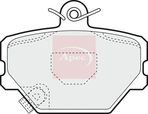 Apec PAD1095 Brake Pads Set