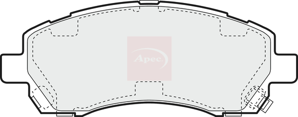 Apec PAD1097 Brake Pads Set
