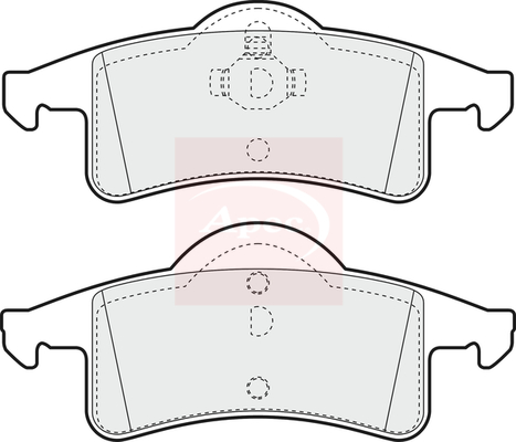 Apec PAD1154 Brake Pads Set
