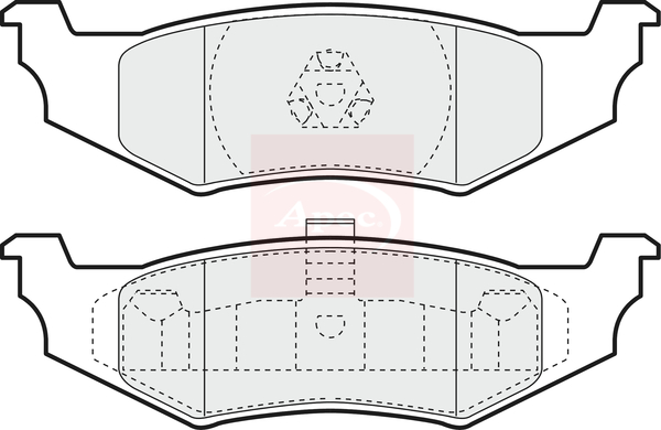Apec PAD1169 Brake Pads Set