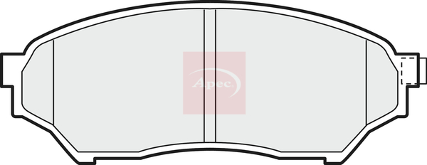 Apec PAD1201 Brake Pads Set