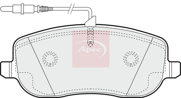 Apec PAD1224 Brake Pads Set