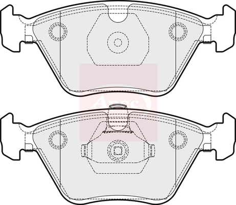 Apec PAD1225 Brake Pads Set