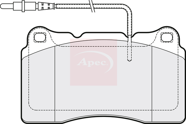 Apec PAD1241 Brake Pads Set