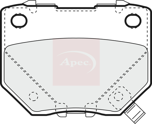 Apec PAD1276 Brake Pads Set