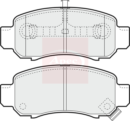 Apec PAD1280 Brake Pads Set