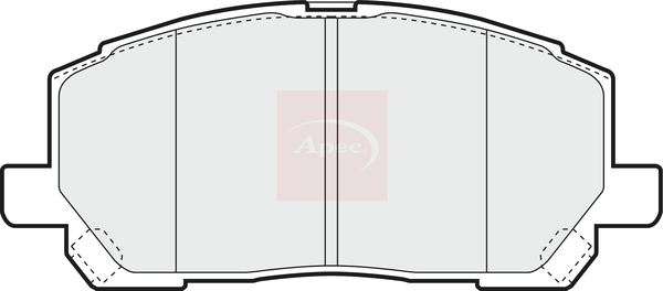 Apec PAD1282 Brake Pads Set