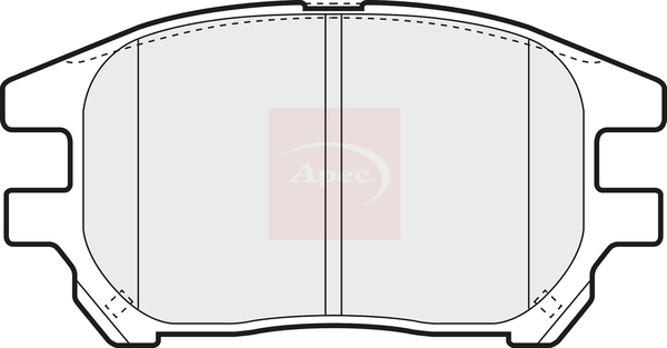 Apec PAD1307 Brake Pads Set