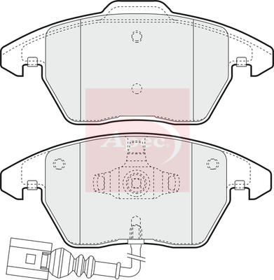 Apec PAD1313 Brake Pads Set