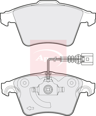 Apec PAD1336 Brake Pads Set