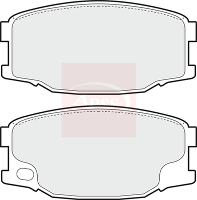 Apec PAD1361 Brake Pads Set
