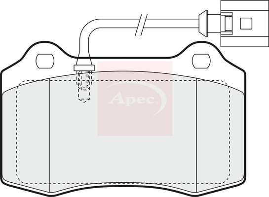 Apec PAD1374 Brake Pads Set