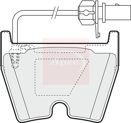 Apec PAD1378 Brake Pads Set