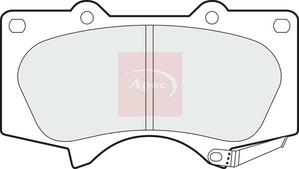 Apec PAD1382 Brake Pads Set