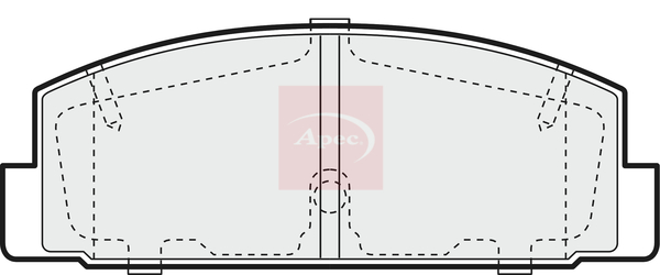 Apec PAD1387 Brake Pads Set
