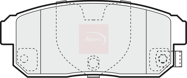 Apec PAD1399 Brake Pads Set