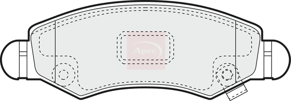 Apec PAD1418 Brake Pads Set