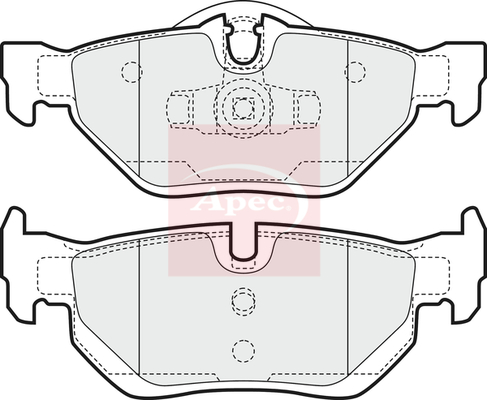 Apec PAD1447 Brake Pads Set