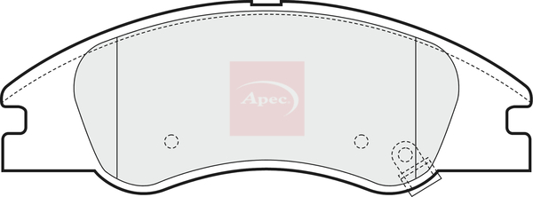 Apec PAD1449 Brake Pads Set