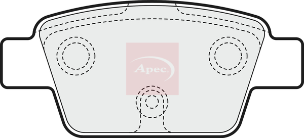 Apec PAD1551 Brake Pads Set