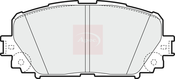 Apec PAD1572 Brake Pads Set