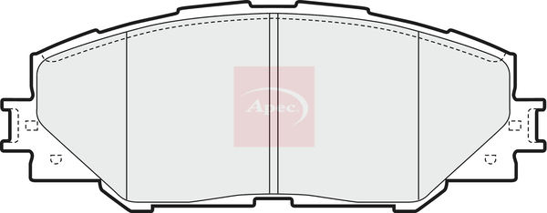 Apec PAD1592 Brake Pads Set