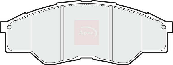 Apec PAD1606 Brake Pads Set