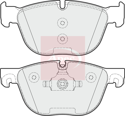 Apec PAD1614 Brake Pads Set