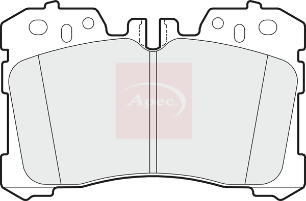 Apec PAD1622 Brake Pads Set