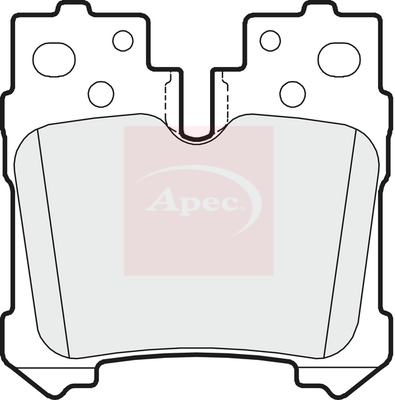 Apec PAD1623 Brake Pads Set