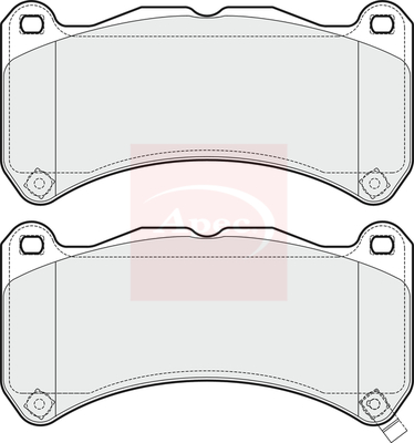Apec PAD1666 Brake Pads Set