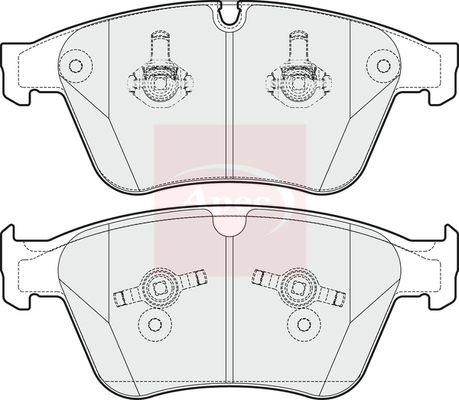 Apec PAD1681 Brake Pads Set