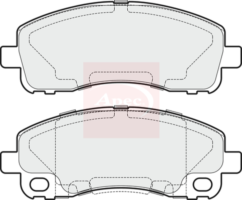 Apec PAD1691 Brake Pads Set